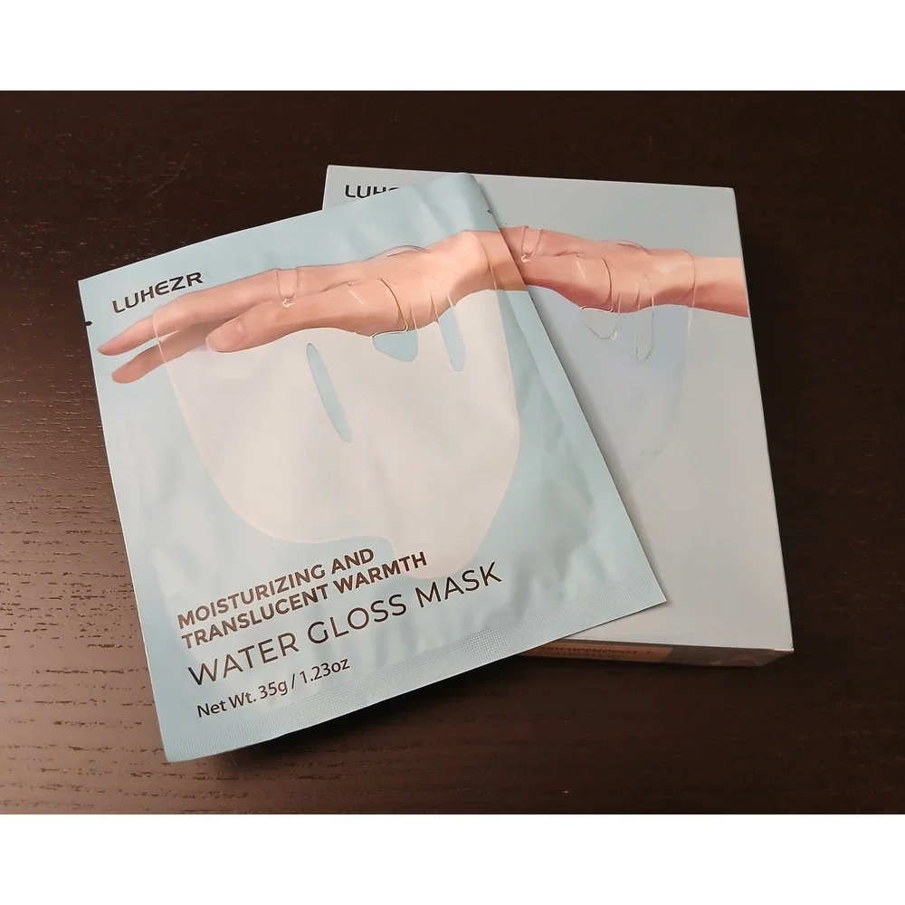 LUHEZR Water Gloss Mask 4 Pack Moisturizing Translucent Warmth Jelly Film XZ136